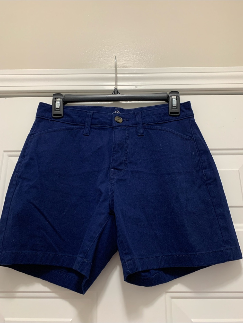 4/$10 St. John's Bay Cotton Navy High-Rise Bermuda Shorts Size 2